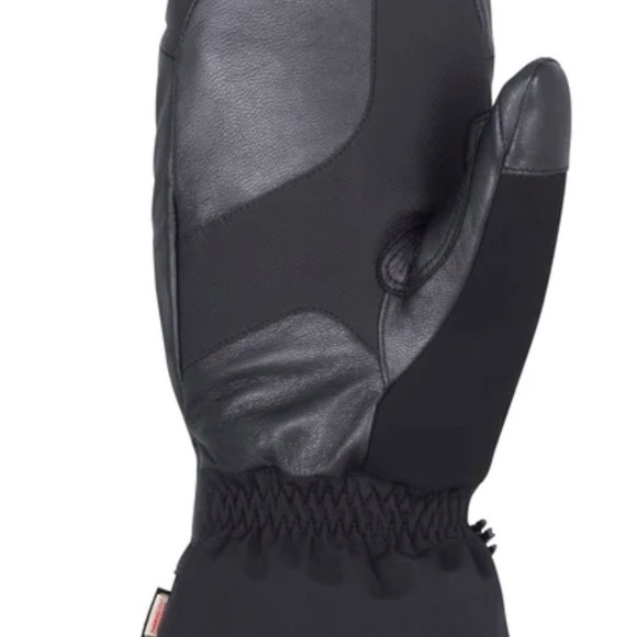 Karbon Unisex Leather Ski Mitts - (multiple sizes available) - Picture 3 of 9